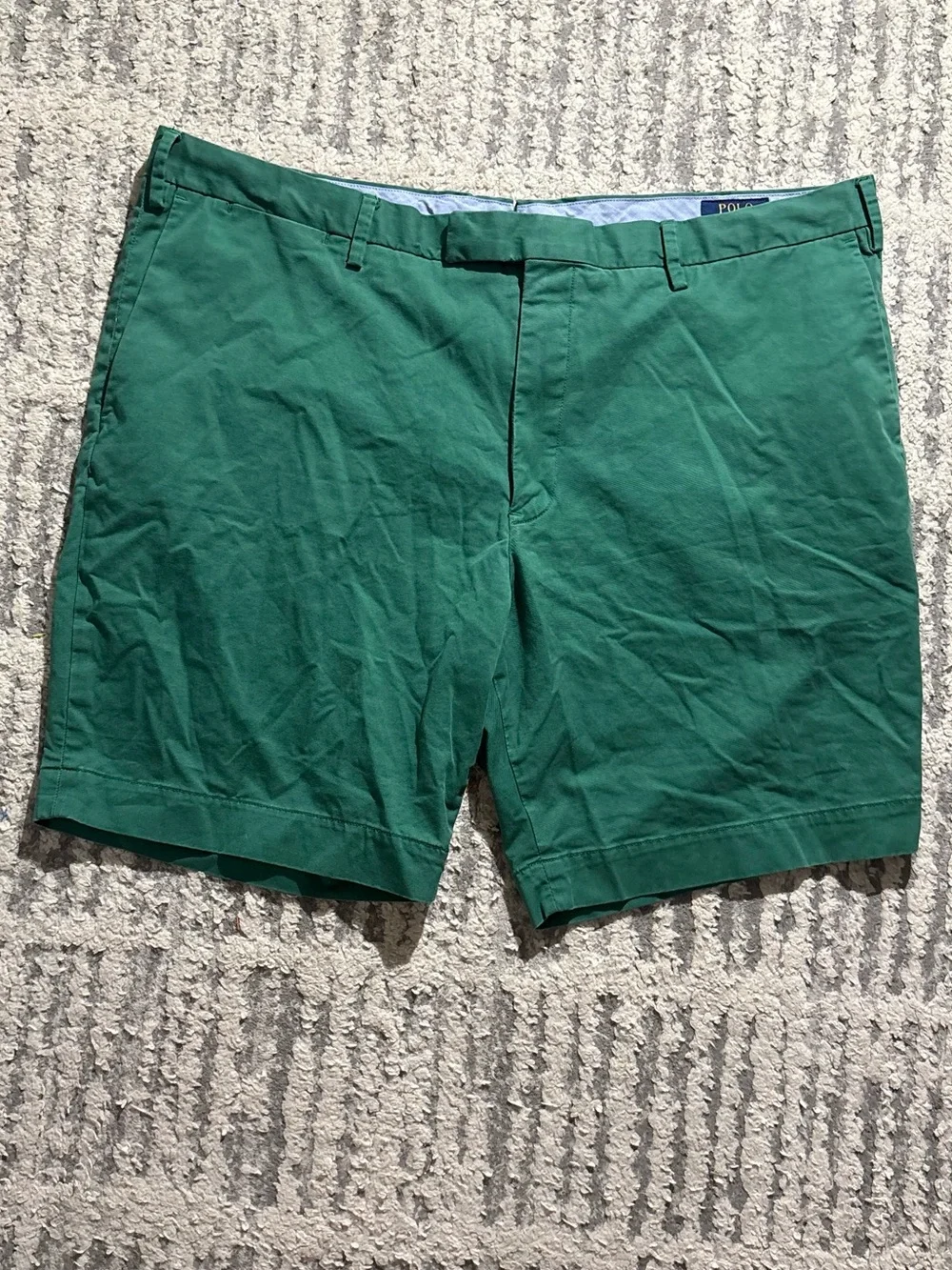 Polo Ralph Lauren green stretch slim fit shorts size 42